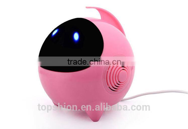Mini Portable Cartoon Speaker With 3.5mm Audio Cable, Alibaba Express
