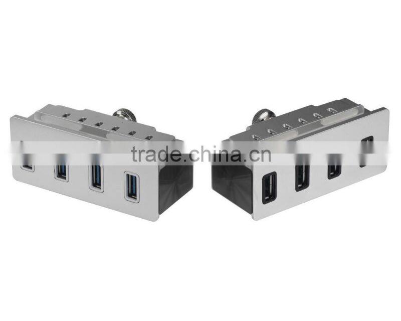 Factory Supply Premium 4 port usb 3.0 hub from usb por hub suppliers with LED indicators and easy to be fixed on the PC or table