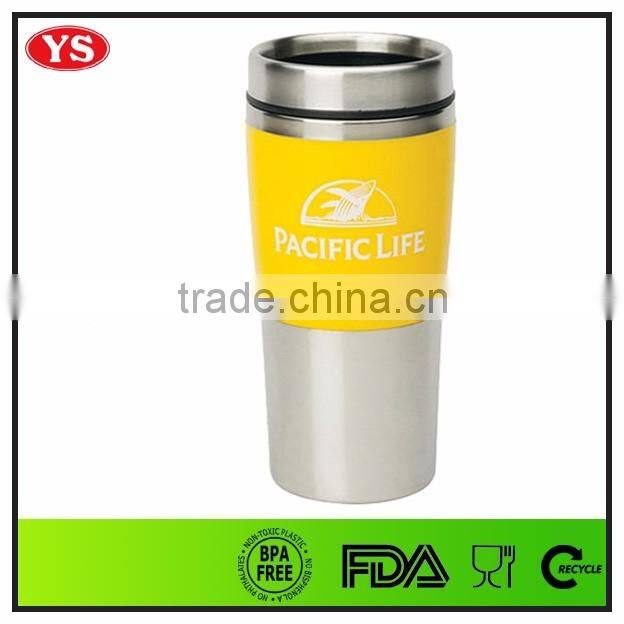 16oz insulated double walled tumbler stainless steel for car