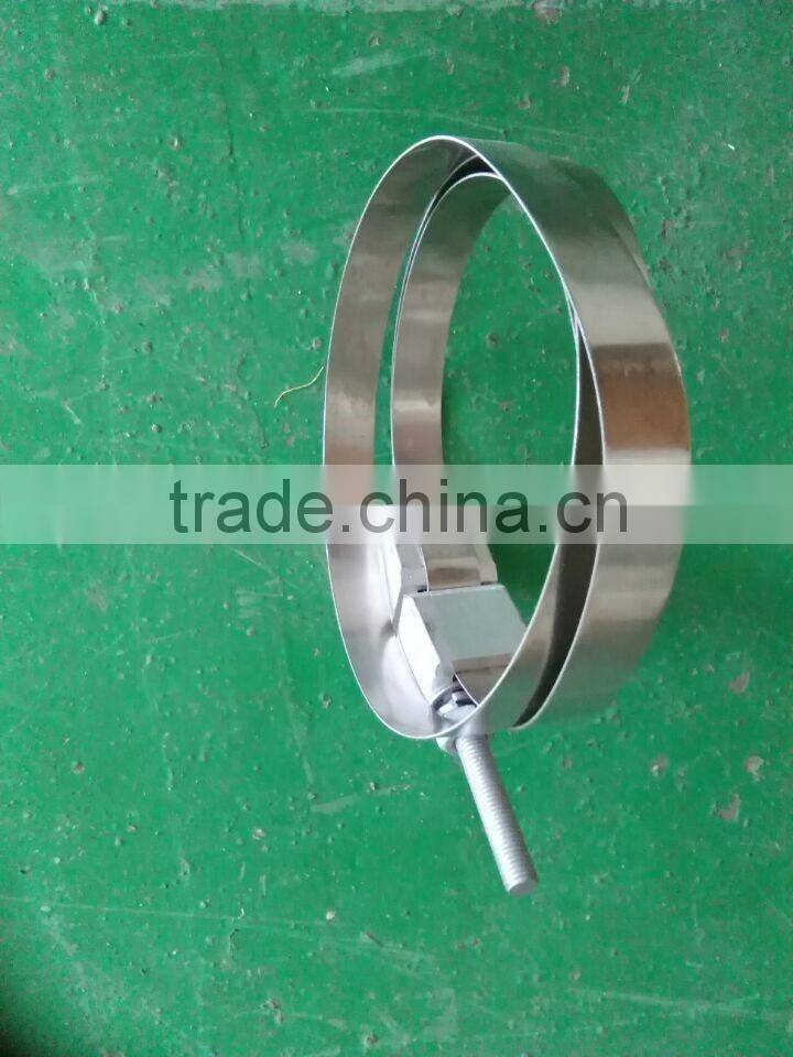 Stainless steel strap / ADSS / OPGW pole cable clamp