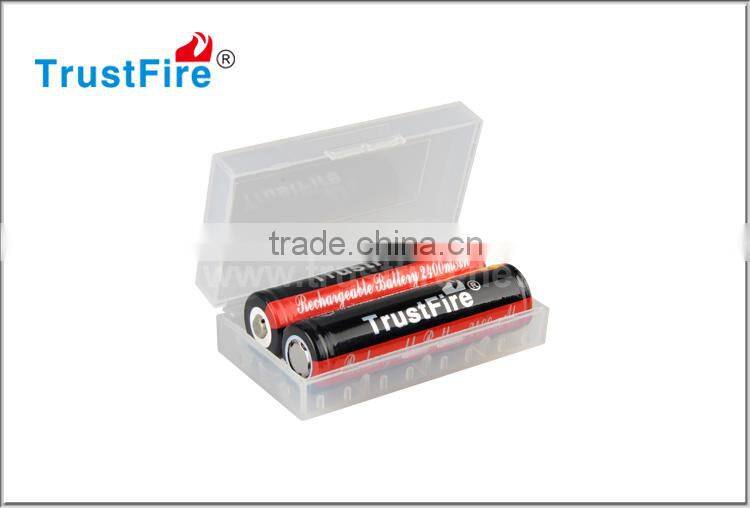 trustfire hot selling 18650 2400mah high capacity rechargeable li-on battery