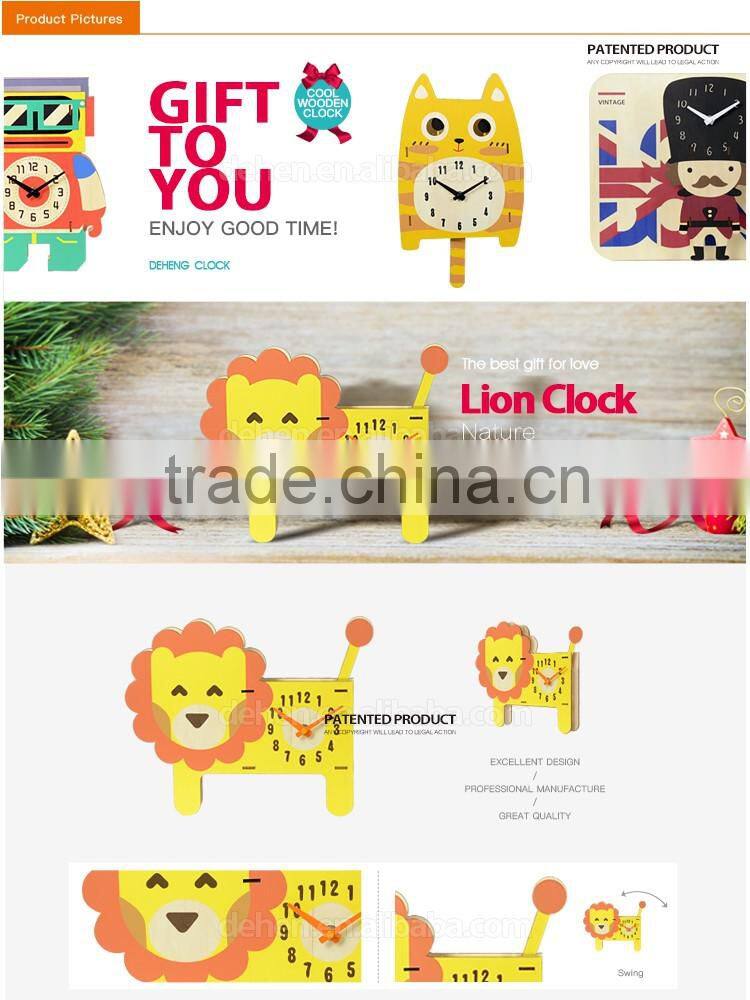 Deheng creative art wood clock 1104.09