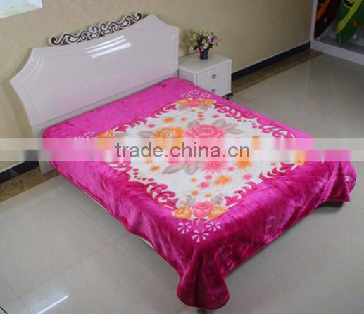 wholesale new design stocklot 100% polyester blanket