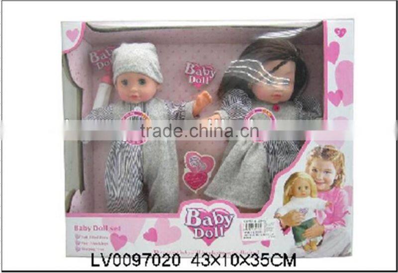 New design 14 Inch plastic baby toy with sound made in China for kid play with EN71/EN62115/6P/EMC/ROHS2.0/AZO