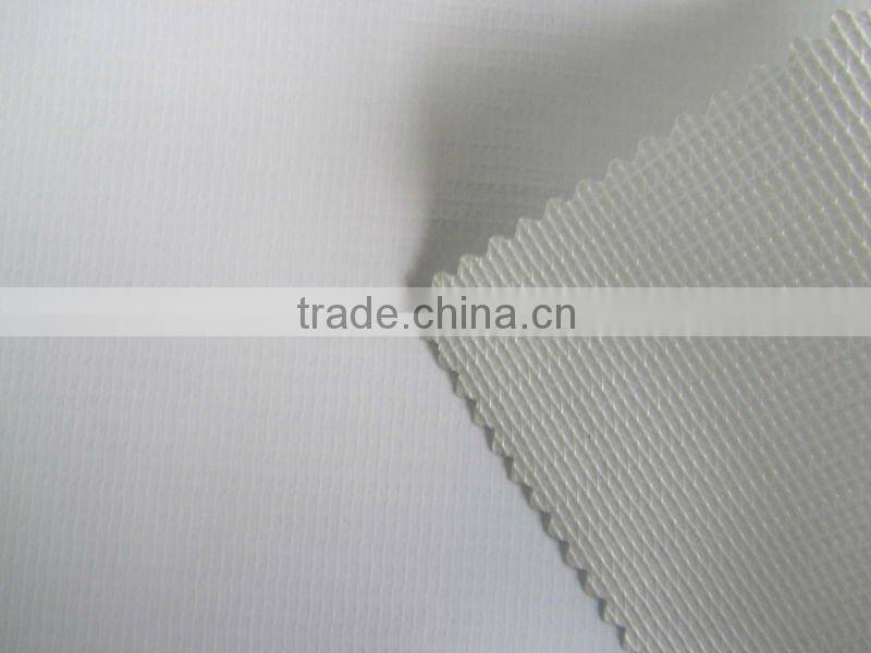 waterproof White PVC flex banner,laminated fabric