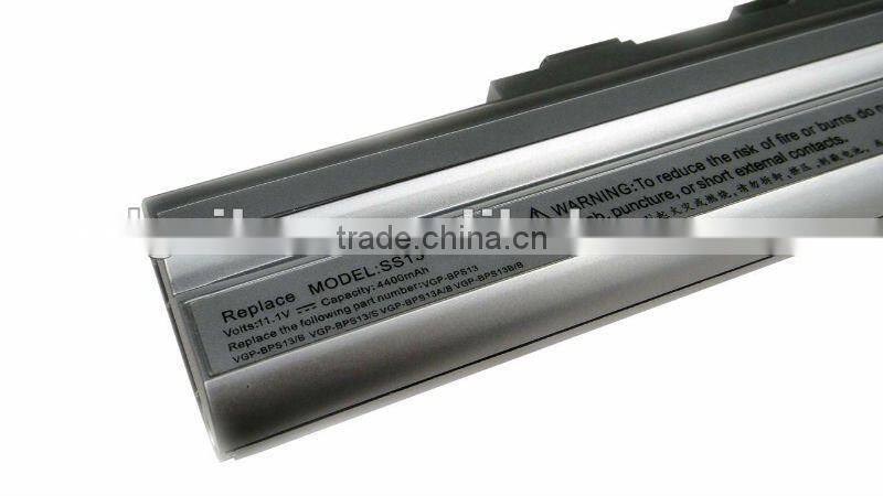 OEM hi quality laptop battery /laptop parts fit for SONY VGP-BPS13/B Battery