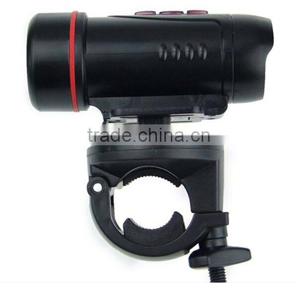 led waterproof sport flashlight dvr