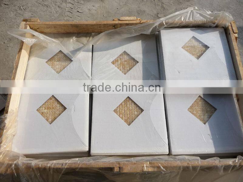 Volakas white marble mosaic tile