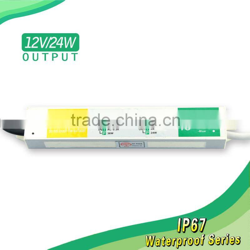 LED Driver IP67 Waterproof 10W-200W waterproof AC DC Converter