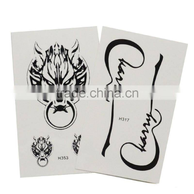 Dody tattoo and hair tattoo sticker