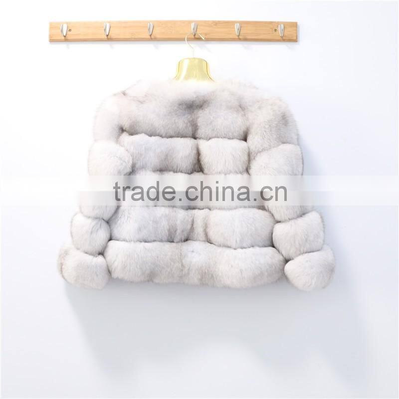 factory new fashion women fox fur coats