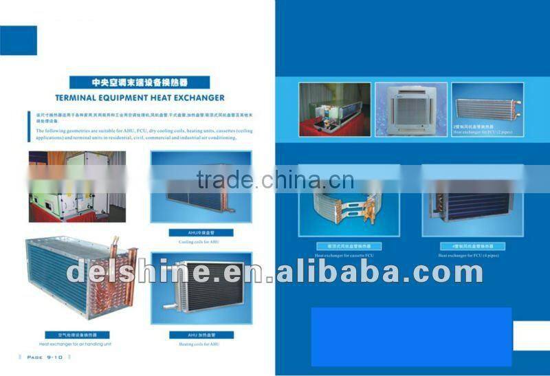 DS-H22 OEM Copper coil heat exchanger