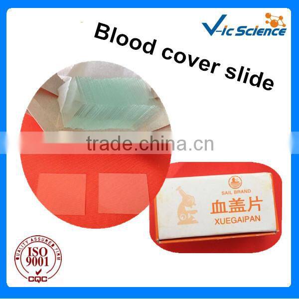 100% direct factory medical test blood cover slides