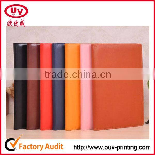 A4 PU leather bound portfolio folder