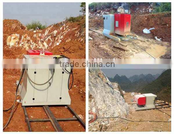 Diamond wire cutting concrete machine for quarry
