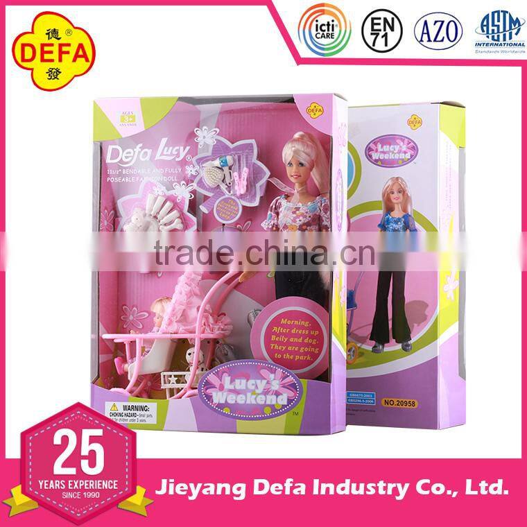 toy 2016/girl doll and dog toy/ cheap toys/happy kid toy