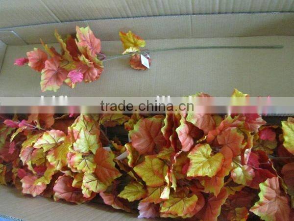 silk leaves autumn spray