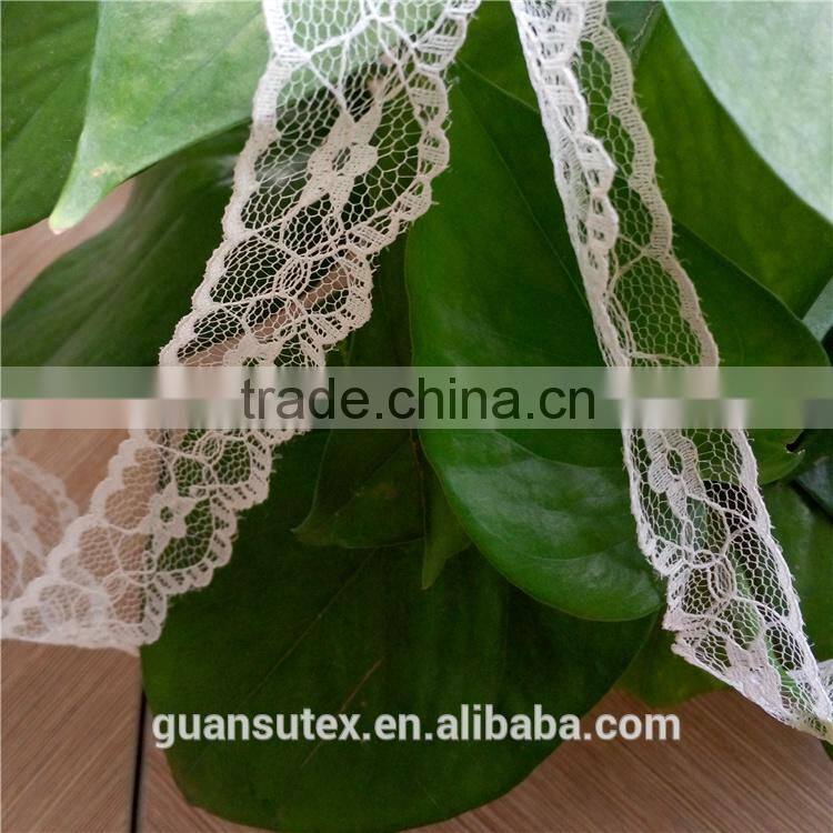 New Design Fashion Black Raschel Flower Lace Trim For Underwear