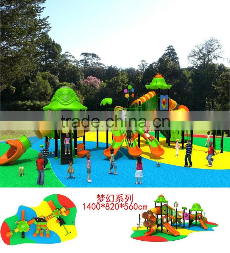 park plastic play equipment for kids outdoor playground