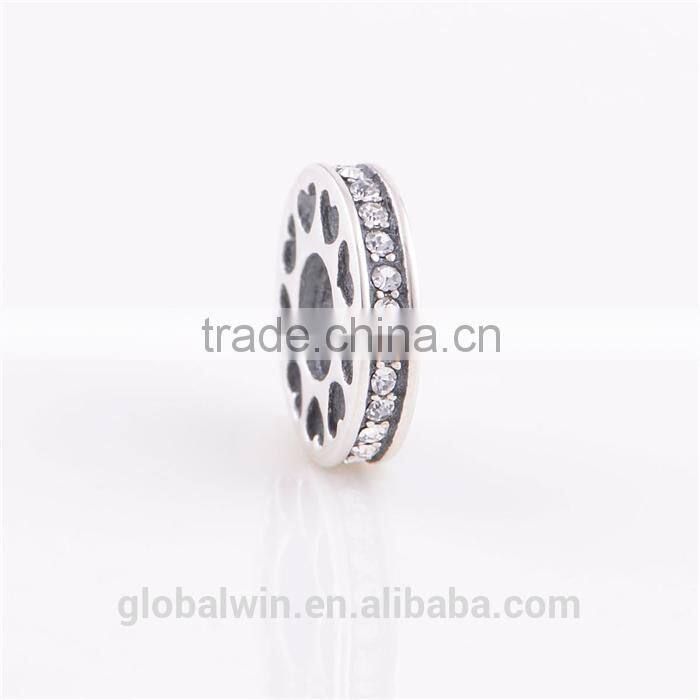 Custom Made Sterling Silver Spacer Charms For European Bracelets