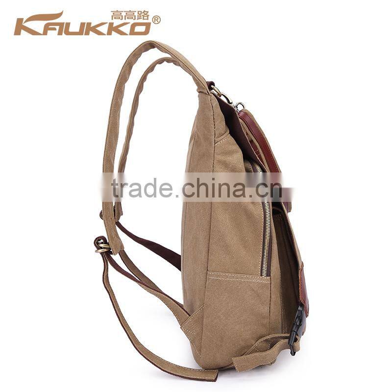 High quality canvas shoulder bag convert to a backpack from a shoulder bag canvas tote bag for girls