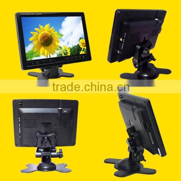 Remote Control Color lcd Car monitor 7 inch touch button car tv monitor with tv tuner