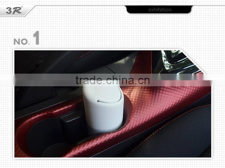 Newest universal use auto accessory car garbage bin with soft silicon