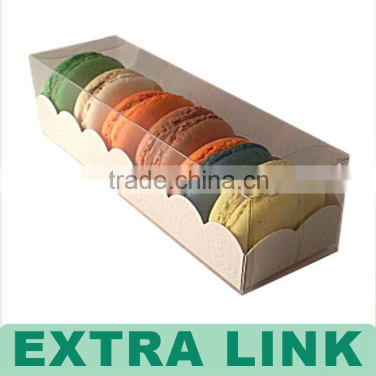 New Design Handmade Recycled Customized Macaron Gift box,plastic Blister