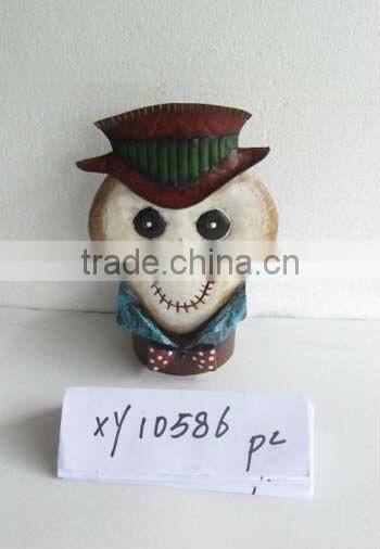 Iron Witch and Pumpkin Hallowmas day decoration wholesale