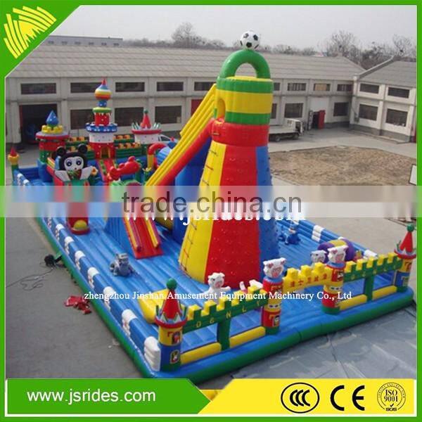 Outdoor playground Kids inflatable fun city