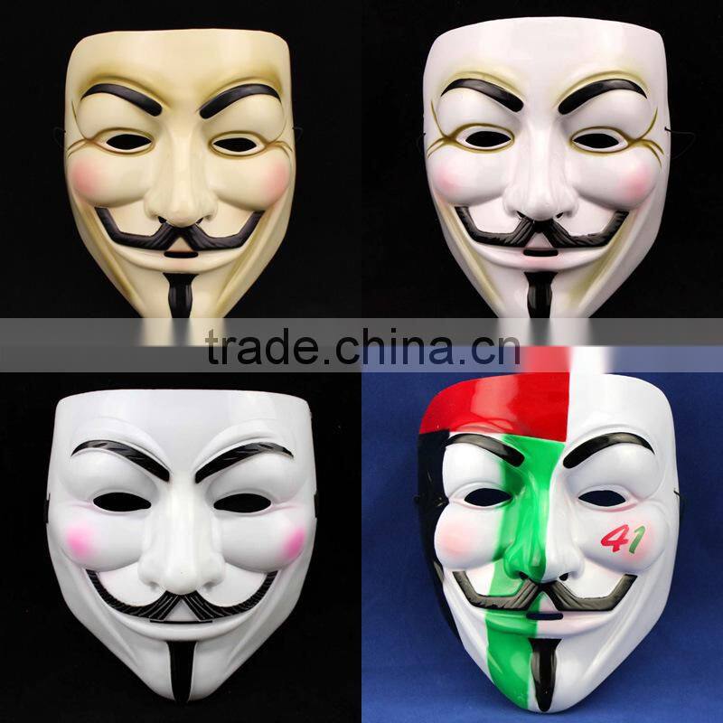 New Halloween mask suitable face mask plastic 3D mask V mummy terror mask party mask