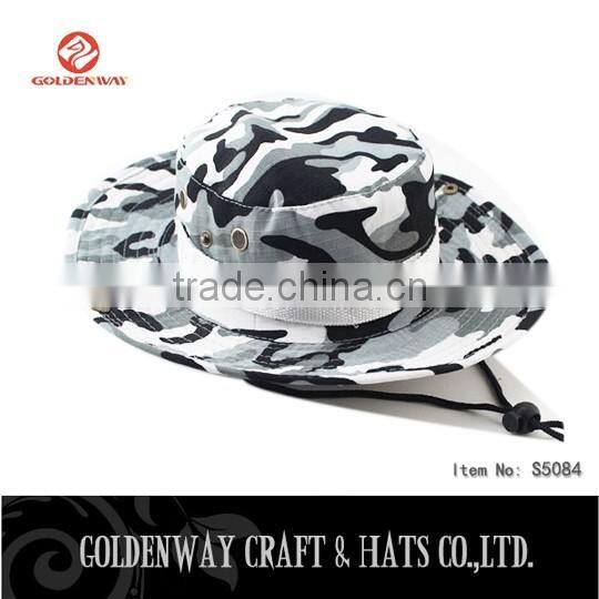 Camo army bucket hat for men