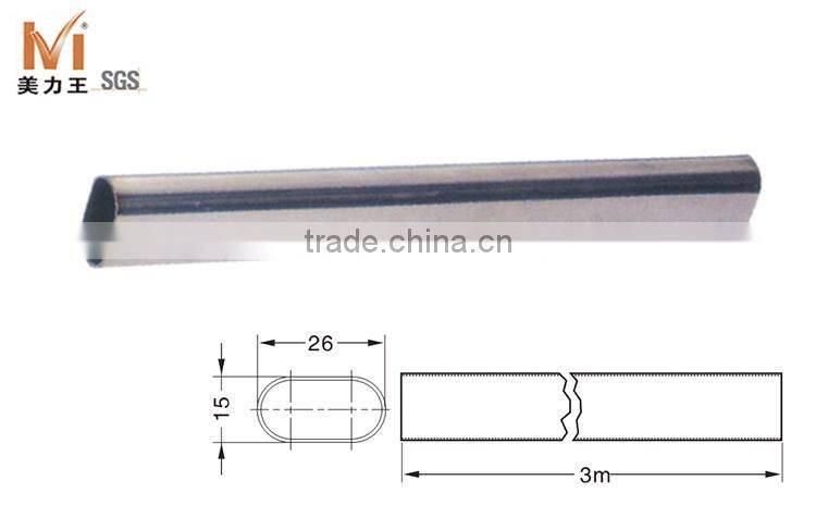 Wardrobe Accessories Stainless Steel Wardrobe Rail Tube