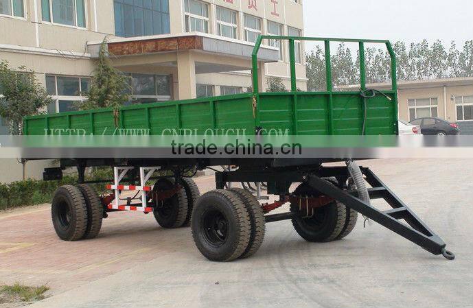 4 wheel farm trailer 4ton tipping trailer