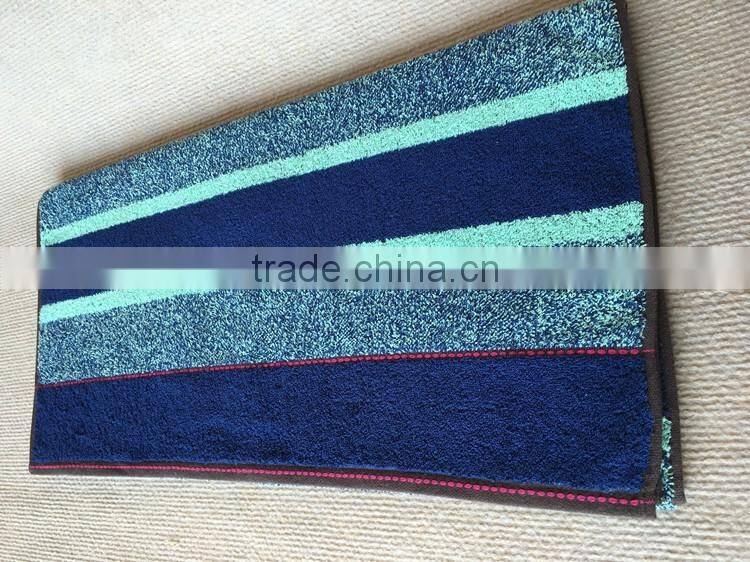 Towel for bathroom, 100% cotton striped bath/face towel, stripped towel set