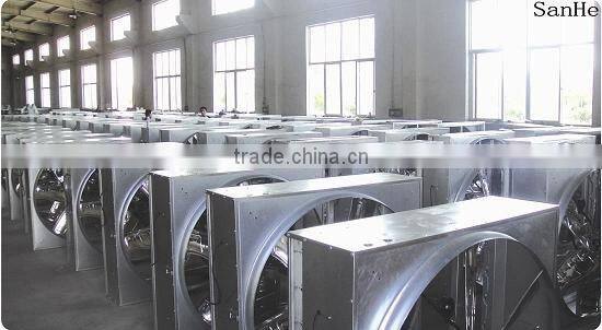 Poultry ventilation cone fan with SS frame