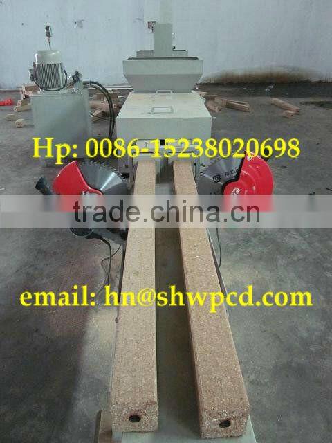 Sawdust hot press machine/pallet block production line