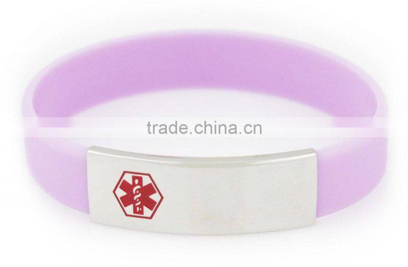 Manufacturers In China silicone band medical bracelets sports