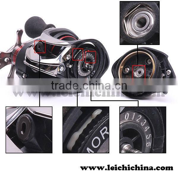New machine cut aluminum CNC bait casting fishing reels