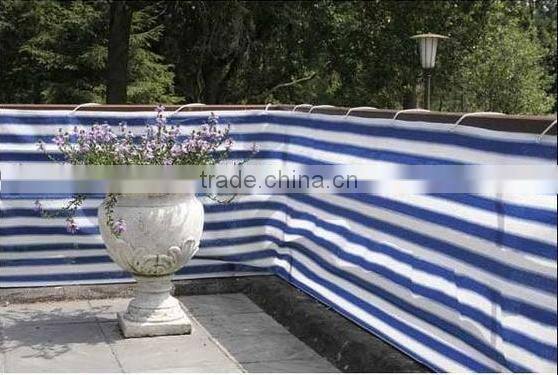 blue + white balcony sun shade net
