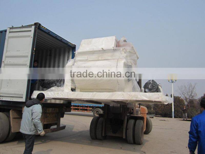 JS500 double shafts concrete mixer machine