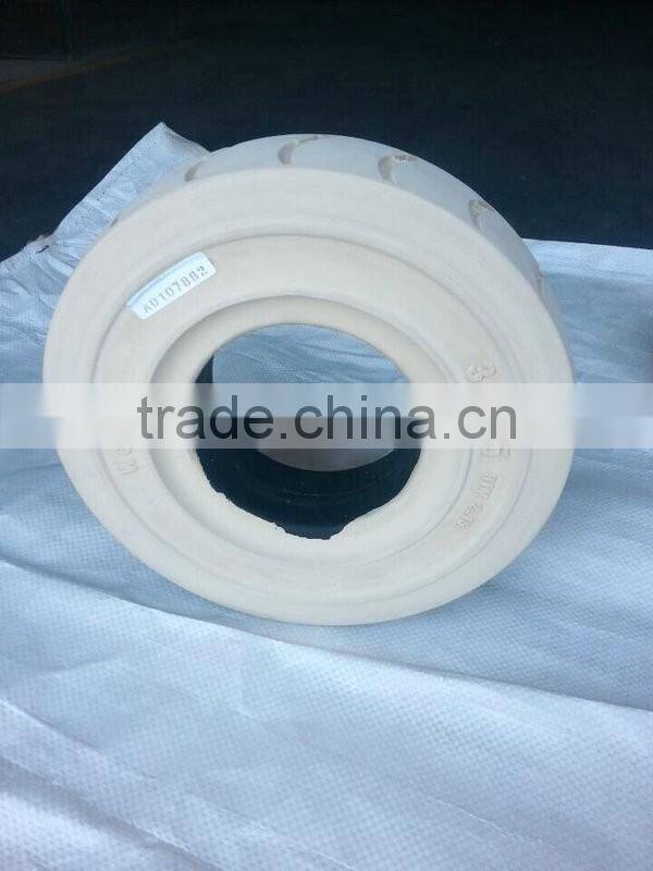 small wheels 300-5/2.15 for trailers rubber tire bearing wheel 300-5/2.15 with deep groove pattern