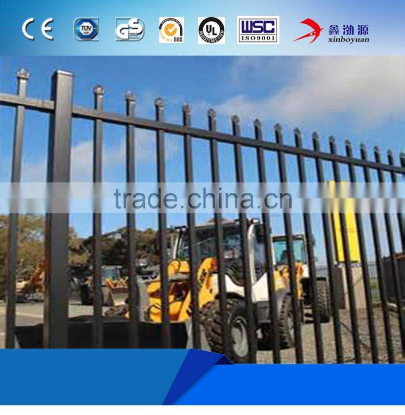 wrought iron welded picket mesh fence