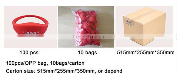 Disposable RFID PVC/ Vinyl Wristband for Party or Event