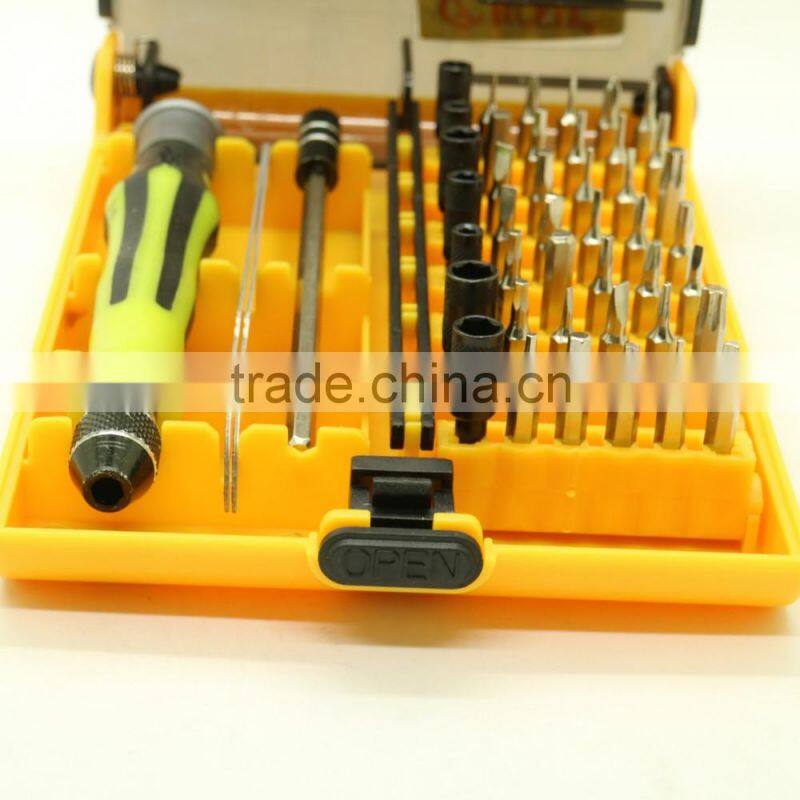 45 in 1 multi Professional Portable Opening Tool Compact Screwdriver Kit Set with Tweezers & Extension