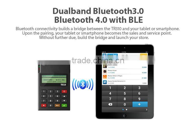 EMV PCI bluetooth all-in-one mpos