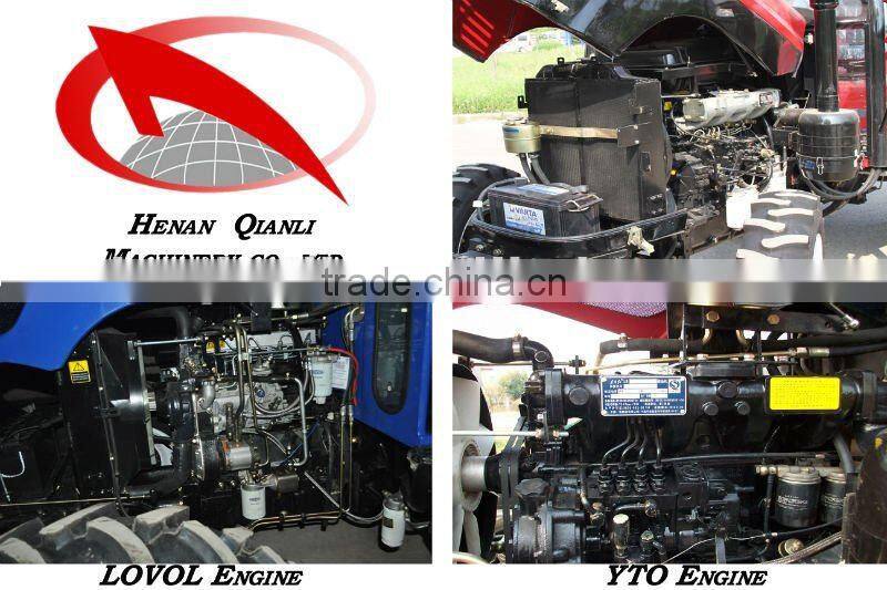 Hot Sales!!! QLN-854 wheel tractor 85hp 2wd First Time Spare Parts For Free