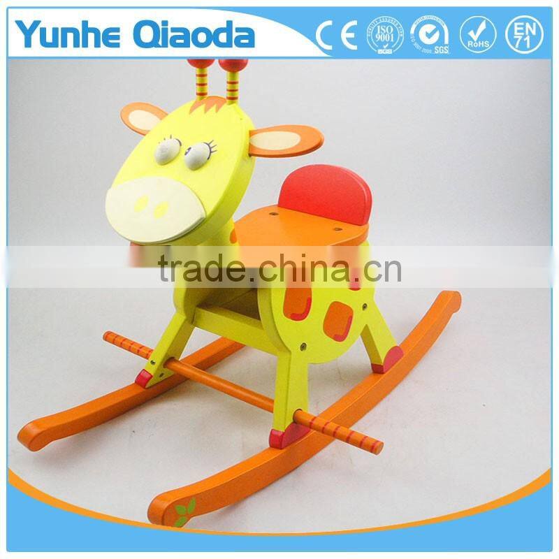 Child Wooden Rocking Giraffe Rocker - Buy Giraffe Wooden Rocker,Wooden Horse Rocker,Wooden Toy Rocker Produc