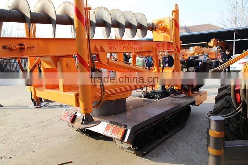 Crawler Telegraph poles trepanning machine