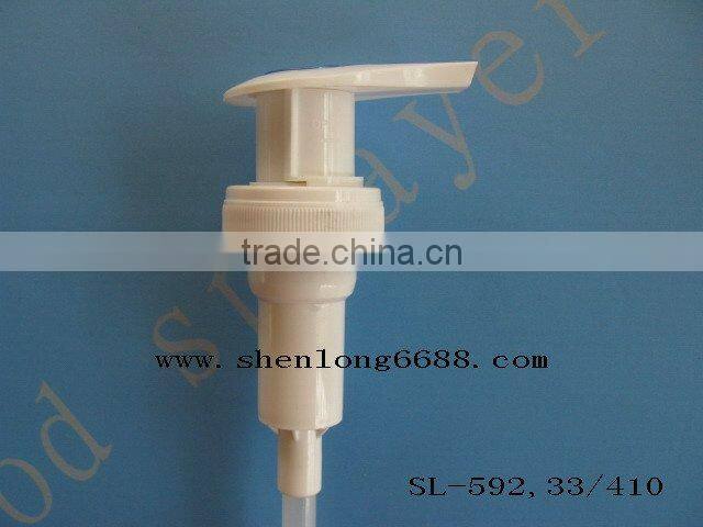 plastic long nozzle screw lotion pumps